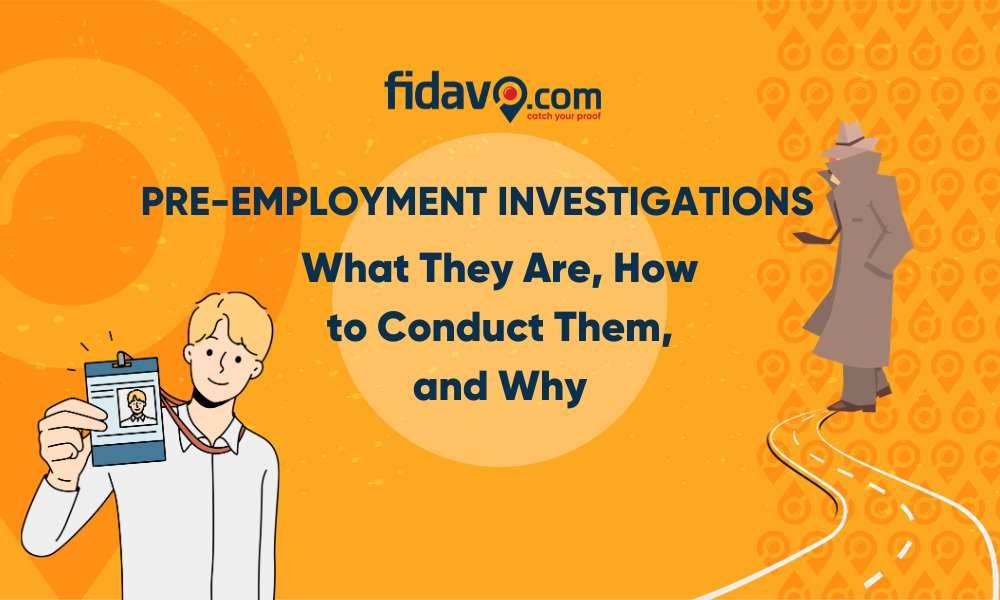 Pre-employment Investigations